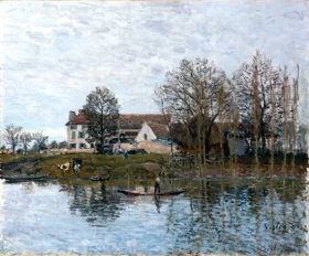 The Seine at Port Marly, 1875 by Alfred Sisley The Seine at Port Marly, 1875 by Alfred Sisley