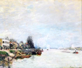 The Seine in Paris 1878 by Alfred Sisley The Seine in Paris 1878 by Alfred Sisley