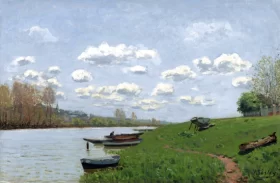 The Seine at Argenteuil 1870 by Alfred Sisley The Seine at Argenteuil 1870 by Alfred Sisley