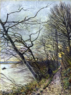 The Trees Veneux Nadon 1886 by Alfred Sisley The Trees Veneux Nadon 1886 by Alfred Sisley