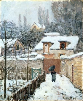 Snow at Louveciennes by Alfred Sisley Snow at Louveciennes by Alfred Sisley