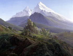 The Watzmann by Caspar David Friedrich