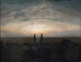 Two Men by the Sea 1817 by Caspar David Friedrich Two Men by the Sea 1817 by Caspar David Friedrich