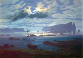 Northern Sea in the Moonlight by Caspar David Friedrich