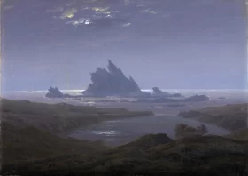 Rocky Reef on the Seashore 1825 by Caspar David Friedrich