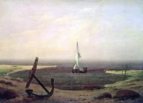 Evening 1817 by Caspar David Friedrich Evening 1817 by Caspar David Friedrich