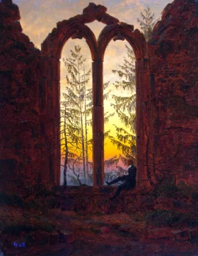 Ruins of the Oybin 1835 by Caspar David Friedrich