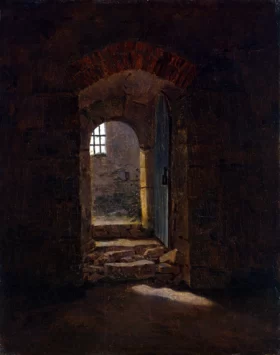 Doorway in Meissen 1827 by Caspar David Friedrich Doorway in Meissen 1827 by Caspar David Friedrich