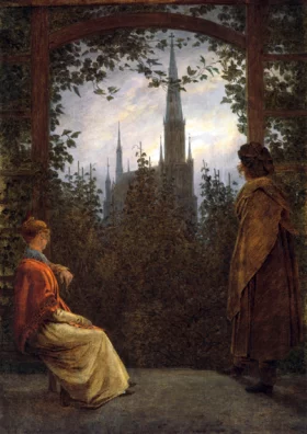 Gazebo (Gazebo in Greifswald) 1818 by Caspar David Friedrich Gazebo (Gazebo in Greifswald) 1818 by Caspar David Friedrich