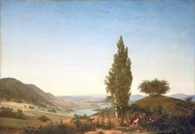 The summer (Landscape with lovers) 1807 by Caspar David Friedrich The summer (Landscape with lovers) 1807 by Caspar David Friedrich