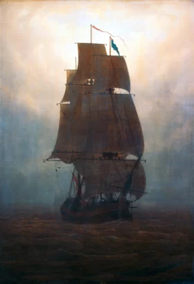 Sailing ship 1815 by Caspar David Friedrich Sailing ship 1815 by Caspar David Friedrich