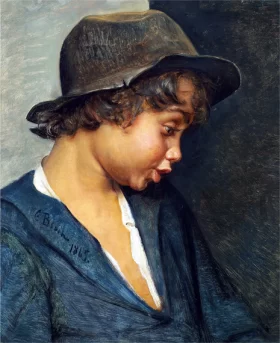 Head Of An Italian Boy by Carl Heinrich Bloch Head Of An Italian Boy by Carl Heinrich Bloch