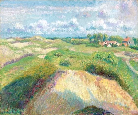 Les dunes à Knokke, effet de soleil by Camille Pissarro