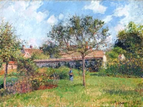 A Corner of the Meadow at Eragny 1902 by Camille Pissarro A Corner of the Meadow at Eragny 1902 by Camille Pissarro