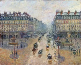 Avenue de L'Opera (Effect of Snow in the Morning) 1898 by Camille Pissarro Avenue de L'Opera (Effect of Snow in the Morning) 1898 by Camille Pissarro