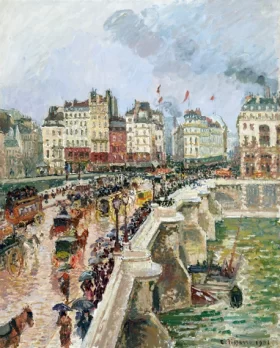 Le Pont-Neuf, après-midi de pluie 1901 by Camille Pissarro Le Pont-Neuf, après-midi de pluie 1901 by Camille Pissarro
