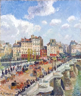 The Pont-Neuf 1902 by Camille Pissarro The Pont-Neuf 1902 by Camille Pissarro