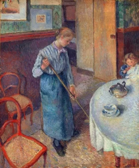 The Little Country Maid by Camille Pissarro The Little Country Maid by Camille Pissarro