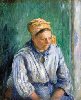 Washerwoman, Study 1880 by Camille Pissarro Washerwoman, Study 1880 by Camille Pissarro
