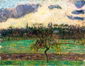 The Meadows at Éragny, Apple Tree 1894 by Camille Pissarro The Meadows at Éragny, Apple Tree 1894 by Camille Pissarro