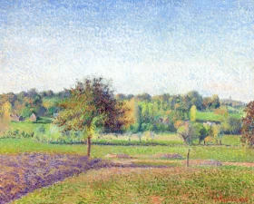 A Meadow at Eragny, 1886 by Camille Pissarro A Meadow at Eragny, 1886 by Camille Pissarro