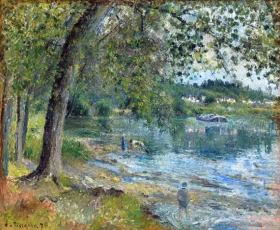 Bords de l'Oise à Auvers-sur-Oise 1878 by Camille Pissarro Bords de l'Oise à Auvers-sur-Oise 1878 by Camille Pissarro