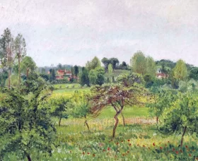 Juin, temps pluvieux, Éragny 1898 by Camille Pissarro Juin, temps pluvieux, Éragny 1898 by Camille Pissarro