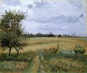 Landscape near Pontoise 1872 by Camille Pissarro