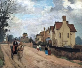 Straße in Upper Norwood 1871 by Camille Pissarro