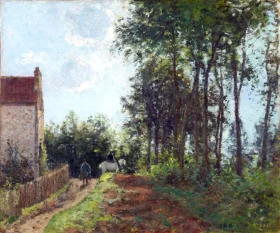 The Road Near the Farm 1871 by Camille Pissarro