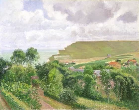 View of Berneval 1900 by Camille Pissarro View of Berneval 1900 by Camille Pissarro
