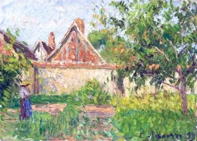 Coin du jardin à Éragny, 1899 by Camille Pissarro Coin du jardin à Éragny, 1899 by Camille Pissarro