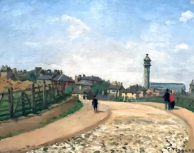 Crystal Palace, Upper Norwood, 1871 by Camille Pissarro Crystal Palace, Upper Norwood, 1871 by Camille Pissarro