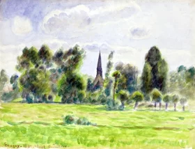 Eragny 1890 by Camille Pissarro Eragny 1890 by Camille Pissarro