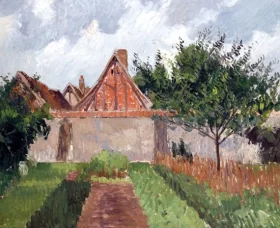 Jardin à Eragny 1899 by Camille Pissarro Jardin à Eragny 1899 by Camille Pissarro