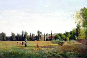 La Varenne Saint Hilaire 1863 by Camille Pissarro La Varenne Saint Hilaire 1863 by Camille Pissarro