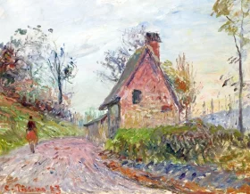 Les environs de Rouen 1883 by Camille Pissarro Les environs de Rouen 1883 by Camille Pissarro