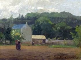 Paysage À La Varenne Saint-Hilaire 1863 by Camille Pissarro