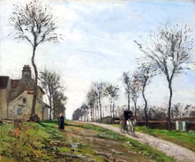 Road to Marly 1870 by Camille Pissarro