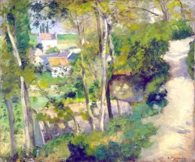 The Climb, Rue de la Côte-du-Jalet, Pontoise by Camille Pissarro