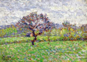 Le pommier à Eragny 1887 by Camille Pissarro Le pommier à Eragny 1887 by Camille Pissarro