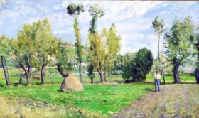 Meadows at Le Valhermeil, Auvers-sur-Oise 1874 by Camille Pissarro Meadows at Le Valhermeil, Auvers-sur-Oise 1874 by Camille Pissarro