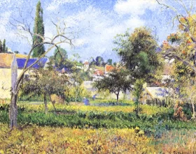 Le Jardin de Maubuisson, Pontoise 1881 by Camille Pissarro Le Jardin de Maubuisson, Pontoise 1881 by Camille Pissarro
