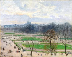 The Garden of the Tuileries on a Winter Afternoon, 1899 by Camille Pissarro The Garden of the Tuileries on a Winter Afternoon, 1899 by Camille Pissarro