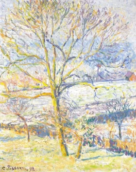 Le Grand Noyer, Gelée Blanche Éragny 1892 by Camille Pissarro Le Grand Noyer, Gelée Blanche Éragny 1892 by Camille Pissarro