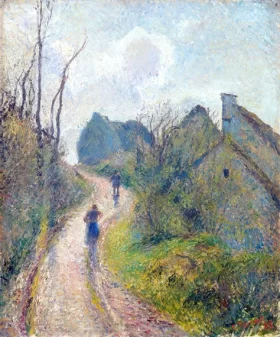 Sente de la Ravinière, Osny, 1883 by Camille Pissarro Sente de la Ravinière, Osny, 1883 by Camille Pissarro
