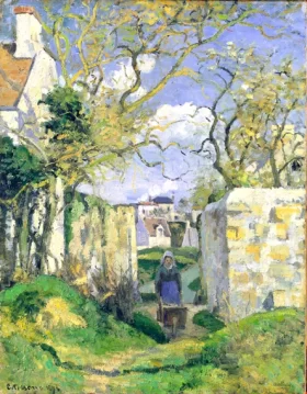 Landscape from Pontoise 1874 by Camille Pissarro Landscape from Pontoise 1874 by Camille Pissarro