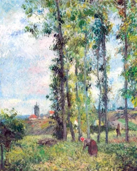 Paysage à Pontoise 1879 by Camille Pissarro Paysage à Pontoise 1879 by Camille Pissarro
