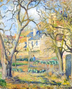 Vegetable Garden 1878 by Camille Pissarro Vegetable Garden 1878 by Camille Pissarro