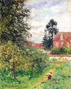 The “Englishman’s House,” Eragny, 1902 by Camille Pissarro The “Englishman’s House,” Eragny, 1902 by Camille Pissarro